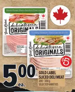 Metro GOLD LABEL SLICED DELI MEAT offer