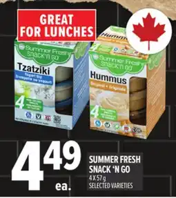 Metro SUMMER FRESH SNACK 'N GO offer
