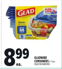 Metro GLADWARE CONTAINERS offer