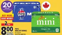 Metro PEPSI MINI SOFT DRINKS offer