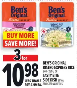 Metro BEN'S ORIGINAL BISTRO EXPRESS RICE offer