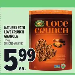 Metro NATURES PATH LOVE CRUNCH GRANOLA offer