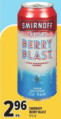Metro SMIRNOFF BERRY BLAST offer