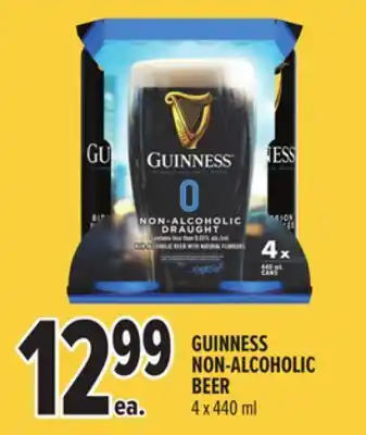 Metro GUINNESS NON-ALCOHOLIC BEER offer