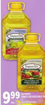 Metro SAPORITO CANOLA OR VEGETABLE OIL offer