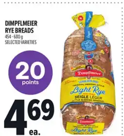 Metro DIMPFLMEIER RYE BREADS offer
