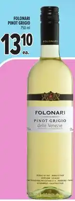 Metro FOLONARI PINOT GRIGIO offer