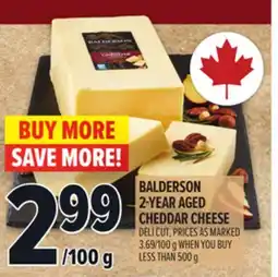 Metro BALDERSON 2-YEAR AGED CHEDDAR CHEESE offer