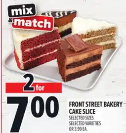 Metro FRONT STREET BAKERY CAKE SLICE offer