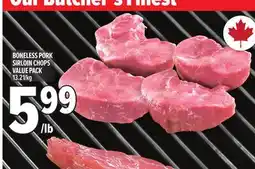 Metro BONELESS PORK SIRLOIN CHOPS VALUE PACK offer