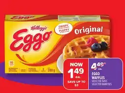Metro EGGO WAFFLES offer