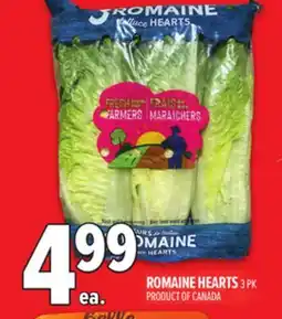 Metro ROMAINE HEARTS offer