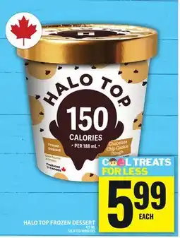 Food Basics HALO TOP FROZEN DESSERT offer