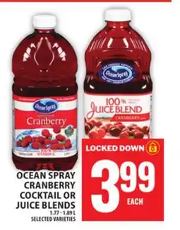 Food Basics OCEAN SPRAY CRANBERRY COCKTAIL OR JUICE BLENDS offer