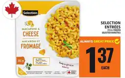Food Basics SELECTION ENTRÉES offer