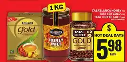 Food Basics CASABLANCA HONEY OR TATA TEA GOLD OR TATA COFFEE GOLD offer