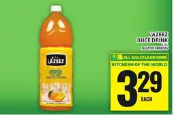 Food Basics LAZEEZ JUICE DRINK offer