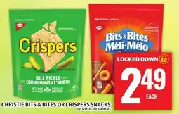 Food Basics CHRISTIE BITS & BITES OR CRISPERS SNACKS offer