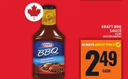Food Basics KRAFT BBQ SAUCE offer