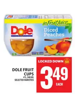 Food Basics DOLE FRUIT CUPS offer