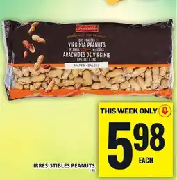 Food Basics IRRESISTIBLES PEANUTS offer