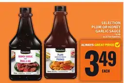 Food Basics SELECTION PLUM OR HONEY GARLIC SAUCE offer