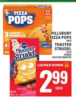 Food Basics PILLSBURY PIZZA POPS OR TOASTER STRUDEL offer