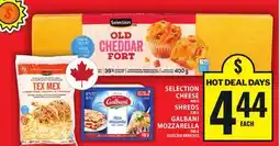 Food Basics SELECTION CHEESE OR SHREDS OR GALBANI MOZZARELLA offer