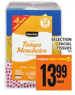 Food Basics SELECTION FACIAL TISSUES offer