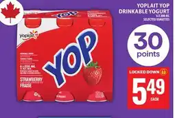 Food Basics YOPLAIT YOP DRINKABLE YOGURT offer