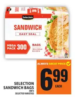 Food Basics SELECTION SANDWICH BAGS offer