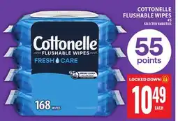 Food Basics COTTONELLE FLUSHABLE WIPES offer