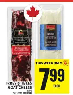 Food Basics IRRESISTIBLES GOAT CHEESE offer