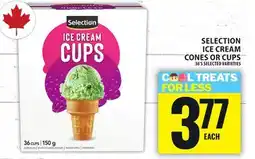 Food Basics SELECTION ICE CREAM CONES OR CUPS offer