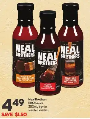 Longo's Neal Brothers BBQ Sauce offer