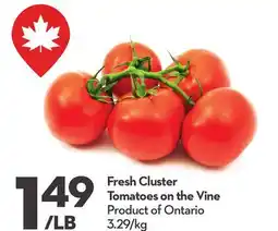 Longo's Fresh Cluster Tomatoes on the Vine offer