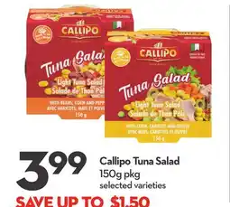 Longo's Callipo Tuna Salad offer