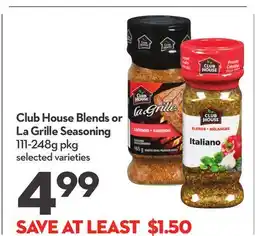Longo's Club House Blends or La Grille Seasoning offer