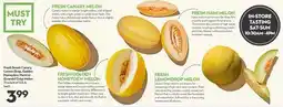 Longo's Fresh Sweet Canary, Lemon Drop, Golden Honeydew, Hami or Emerald Crisp Melon offer