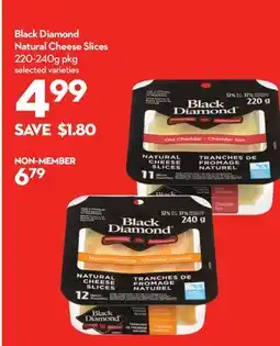 Longo's Black Diamond Natural Cheese Slices offer