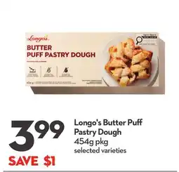 Longo's Longo's Butter Puff Pastry Dough offer