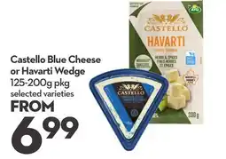 Longo's Castello Blue Cheese or Havarti Wedge offer