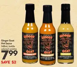 Longo's Ginger Goat Hot Sauce offer