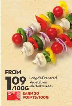 Longo's Longo's Prepared Vegetables offer