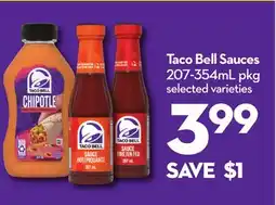 Longo's Taco Bell Sauces offer