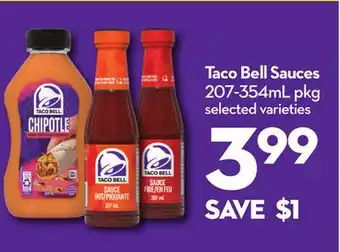 Longo's Taco Bell Sauces offer