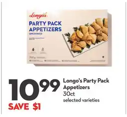 Longo's Longo's Party Pack Appetizers offer