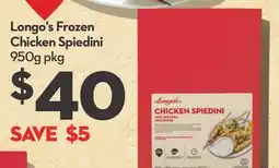 Longo's Longo's Frozen Chicken Spiedini offer