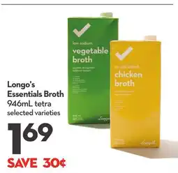Longo's Longo's Essentials Broth offer