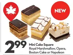 Longo's Mini Cake Square offer
